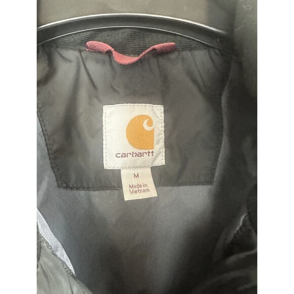 Carhartt Men's Rain Defender Insulated Vest Relaxed Fit Blk Medium *Company Logo - Picture 6 of 12